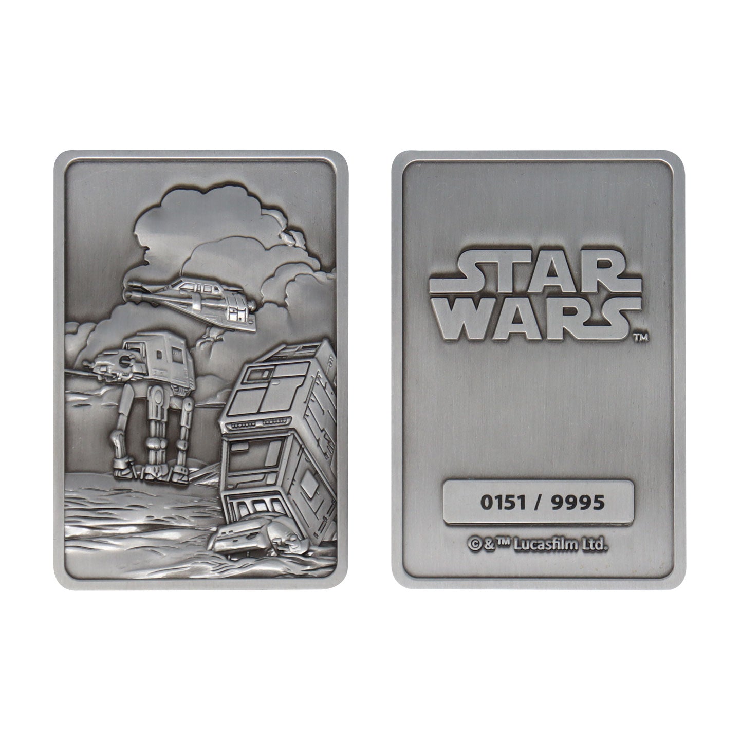 Star Wars Limited Edition Battle of Hoth Collectible Metal Ingot from Fanattik