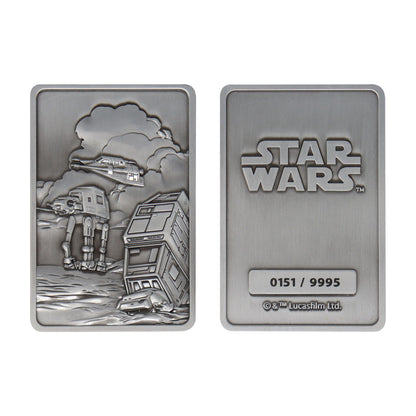 Star Wars Limited Edition Battle of Hoth Collectible Metal Ingot from Fanattik