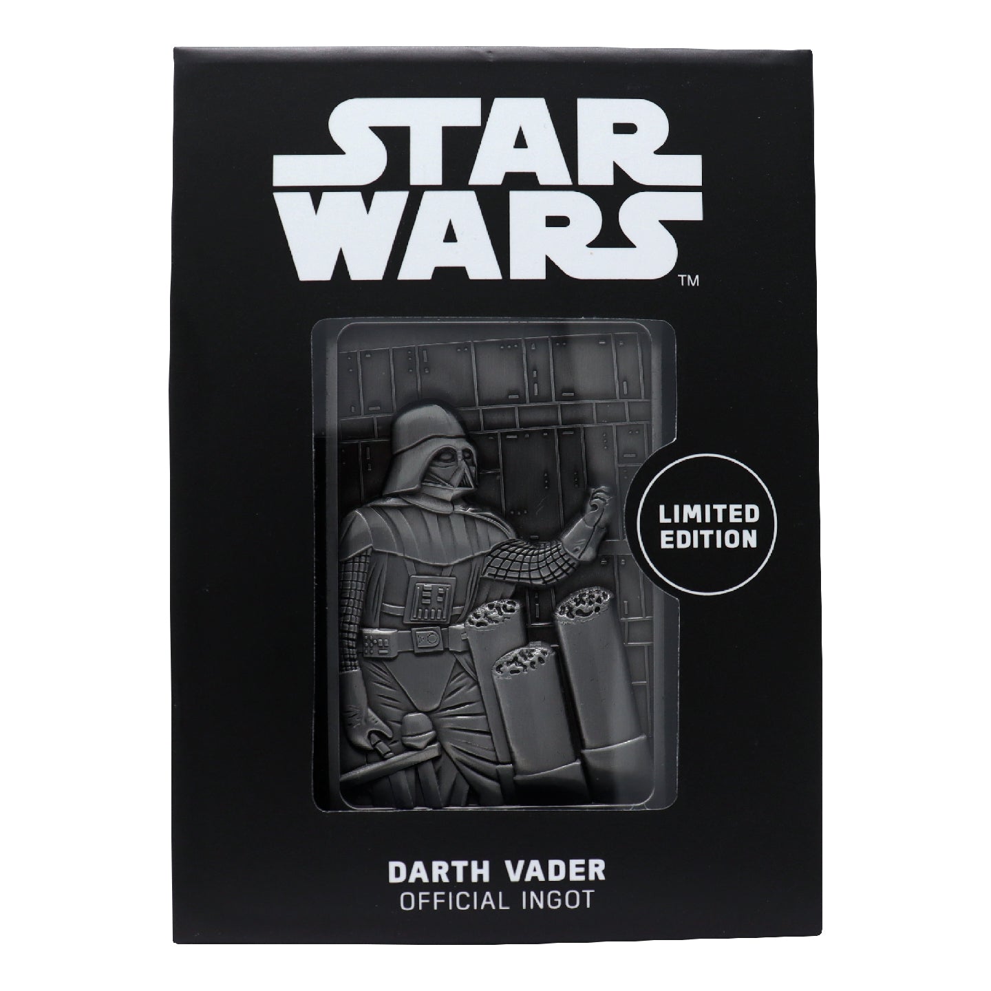 Star Wars limited edition Darth Vader collectible metal ingot