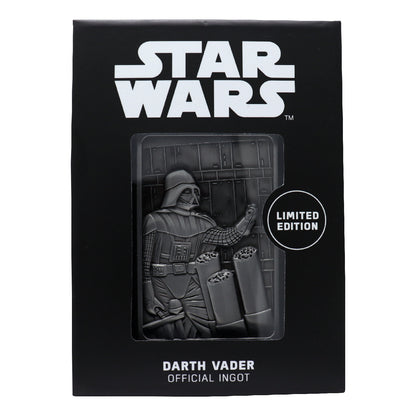 Star Wars limited edition Darth Vader collectible metal ingot