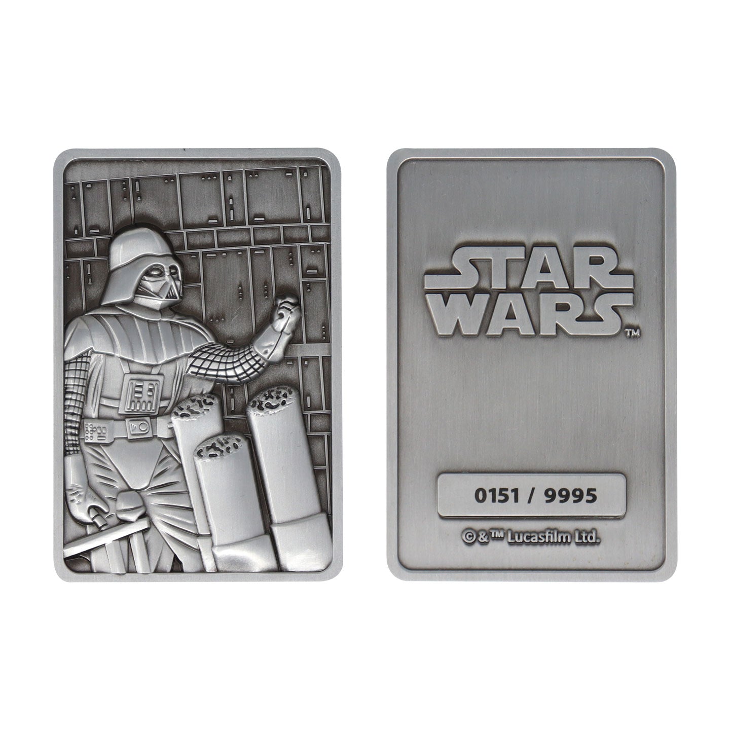Star Wars limited edition Darth Vader collectible metal ingot