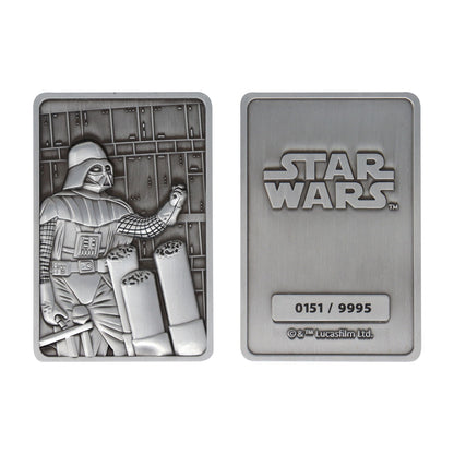 Star Wars limited edition Darth Vader collectible metal ingot