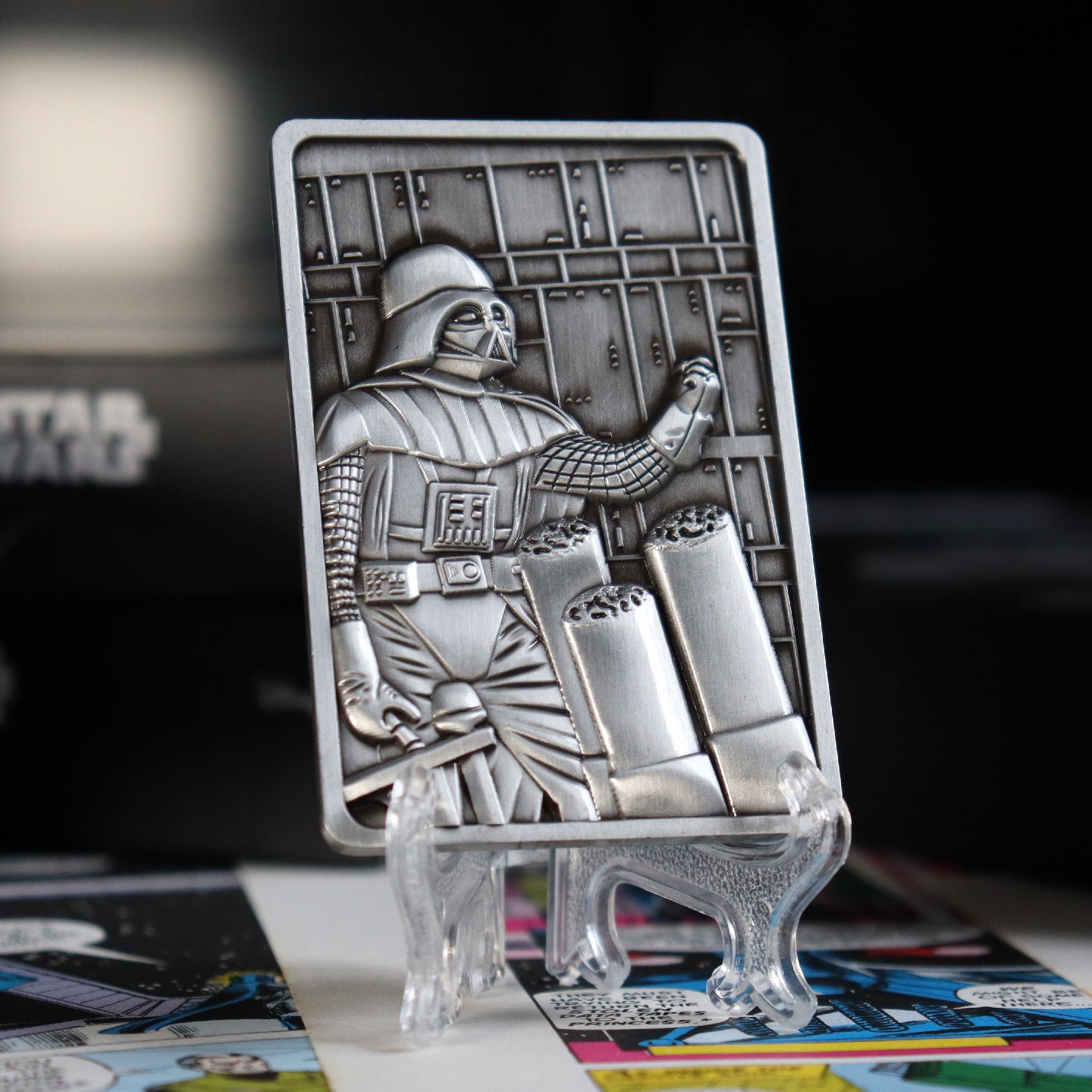 Star Wars limited edition Darth Vader collectible metal ingot