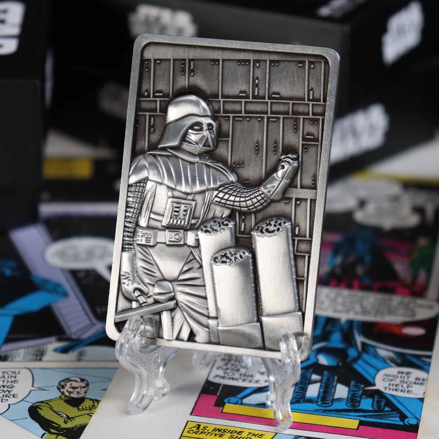Star Wars limited edition Darth Vader collectible metal ingot