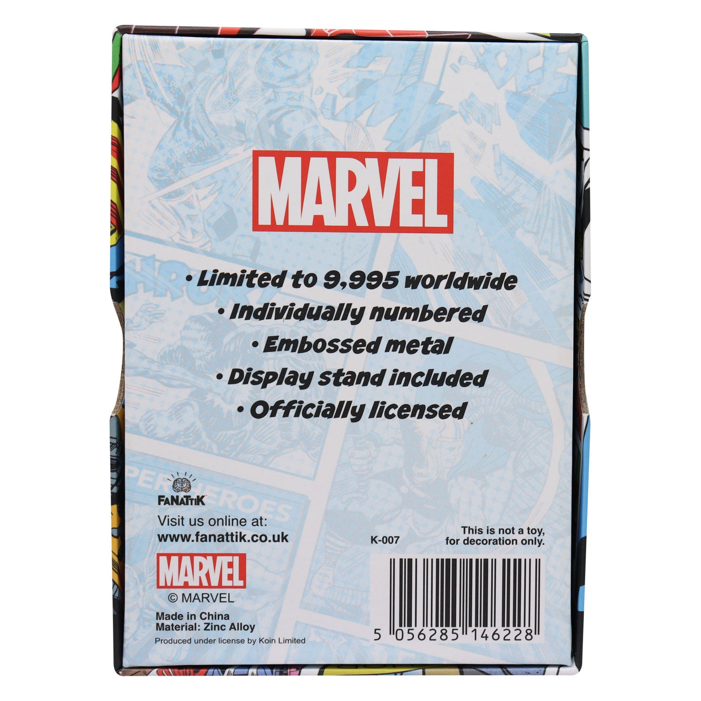 Marvel Limited Edition Captain America Ingot
