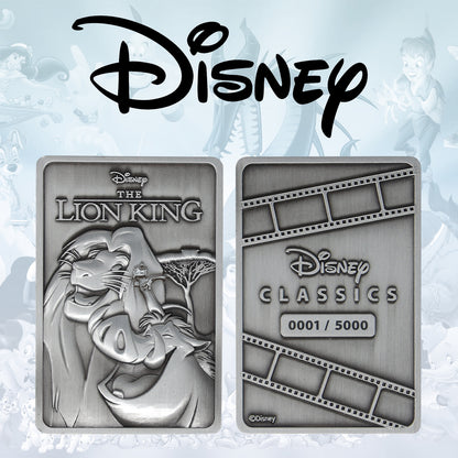 Disney The Lion King collectible metal ingot from Fanattik