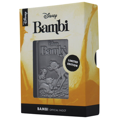 Disney Bambi limited edition collectible metal ingot from Fanattik