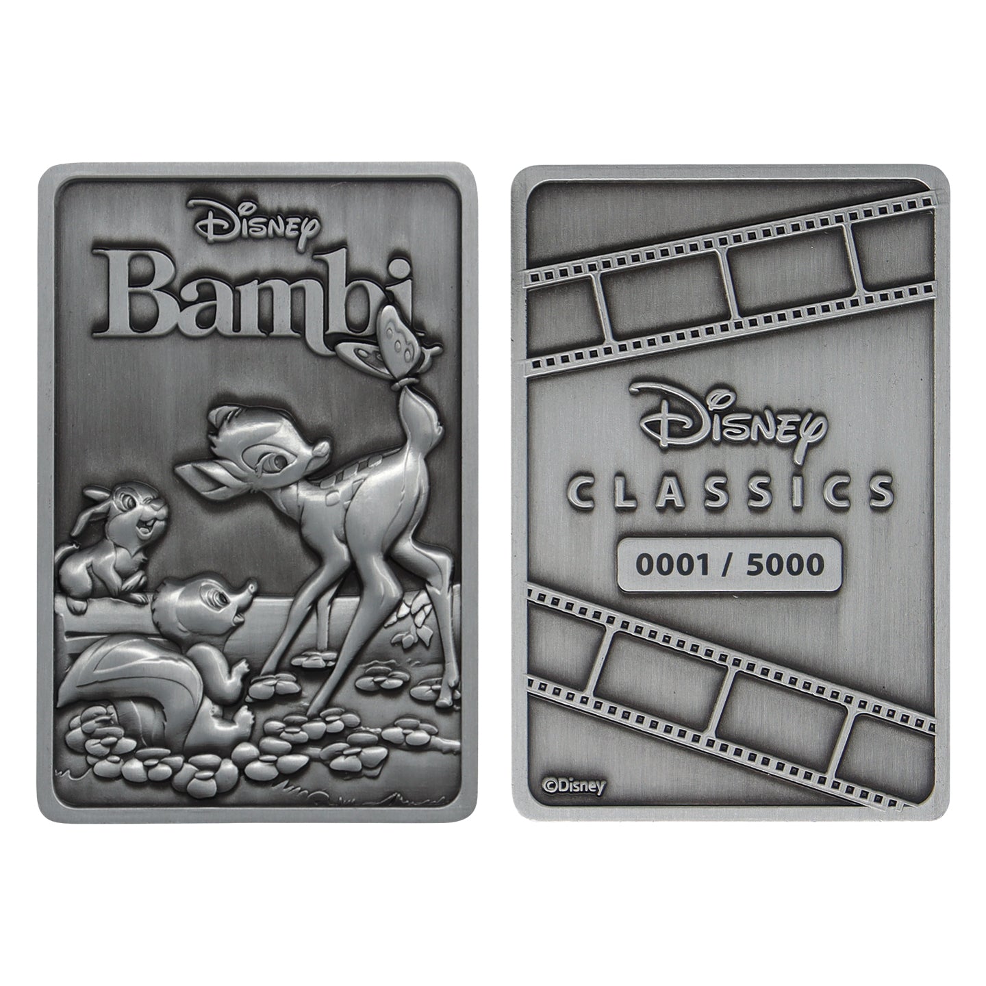 Disney Bambi limited edition collectible metal ingot from Fanattik