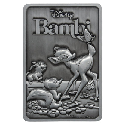 Disney Bambi limited edition collectible metal ingot from Fanattik