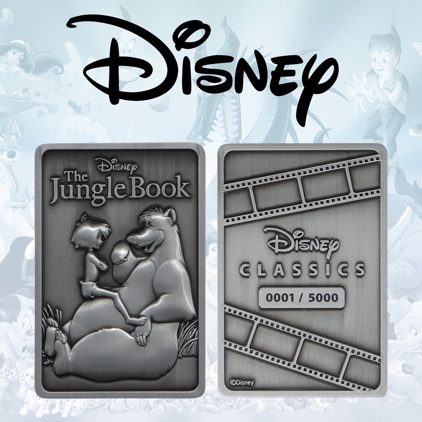 Disney The Jungle Book limited edition collectible metal ingot from Fanattik