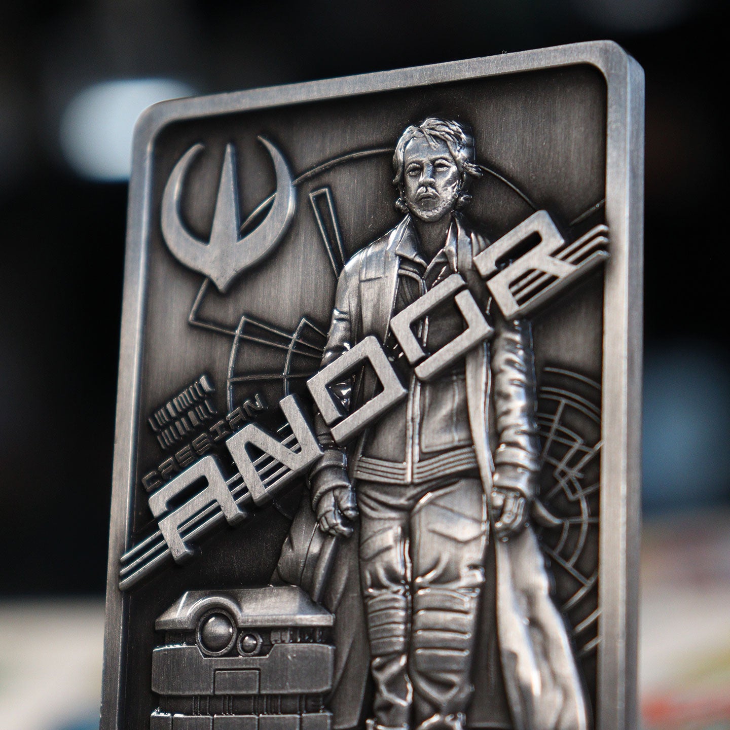 Star Wars Limited Edition Andor Collectible Metal Ingot and display stand