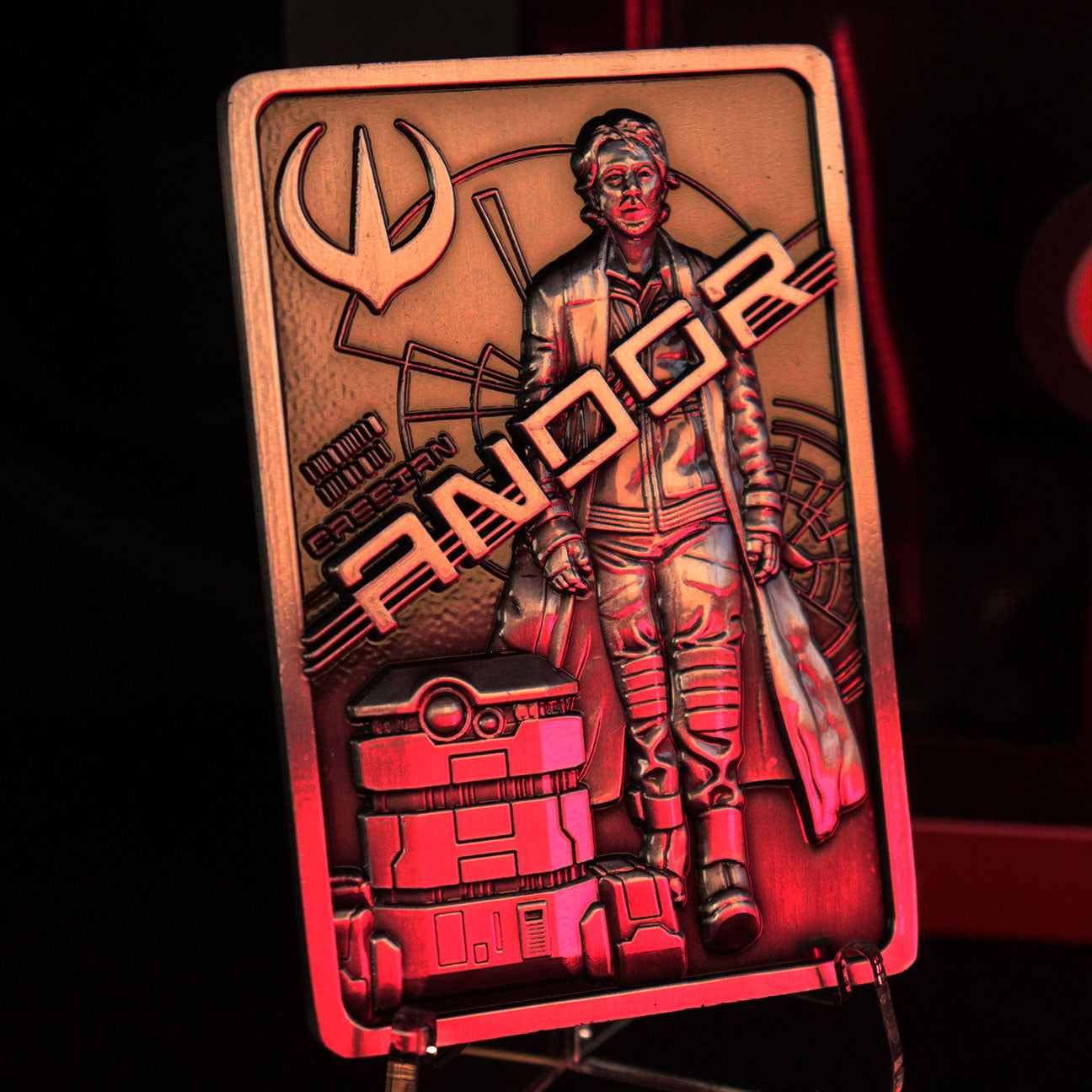Star Wars Limited Edition Andor Collectible Metal Ingot and display stand