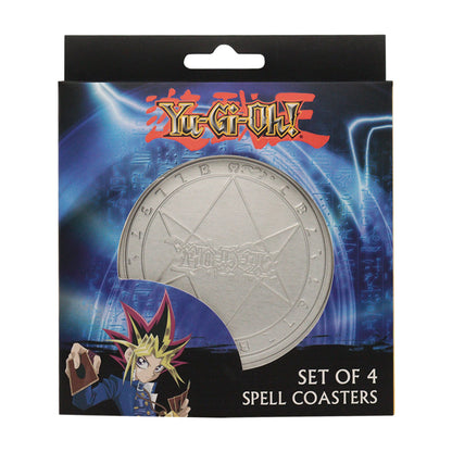 Yu-Gi-Oh! Set of 4 Embossed Metal Coasters