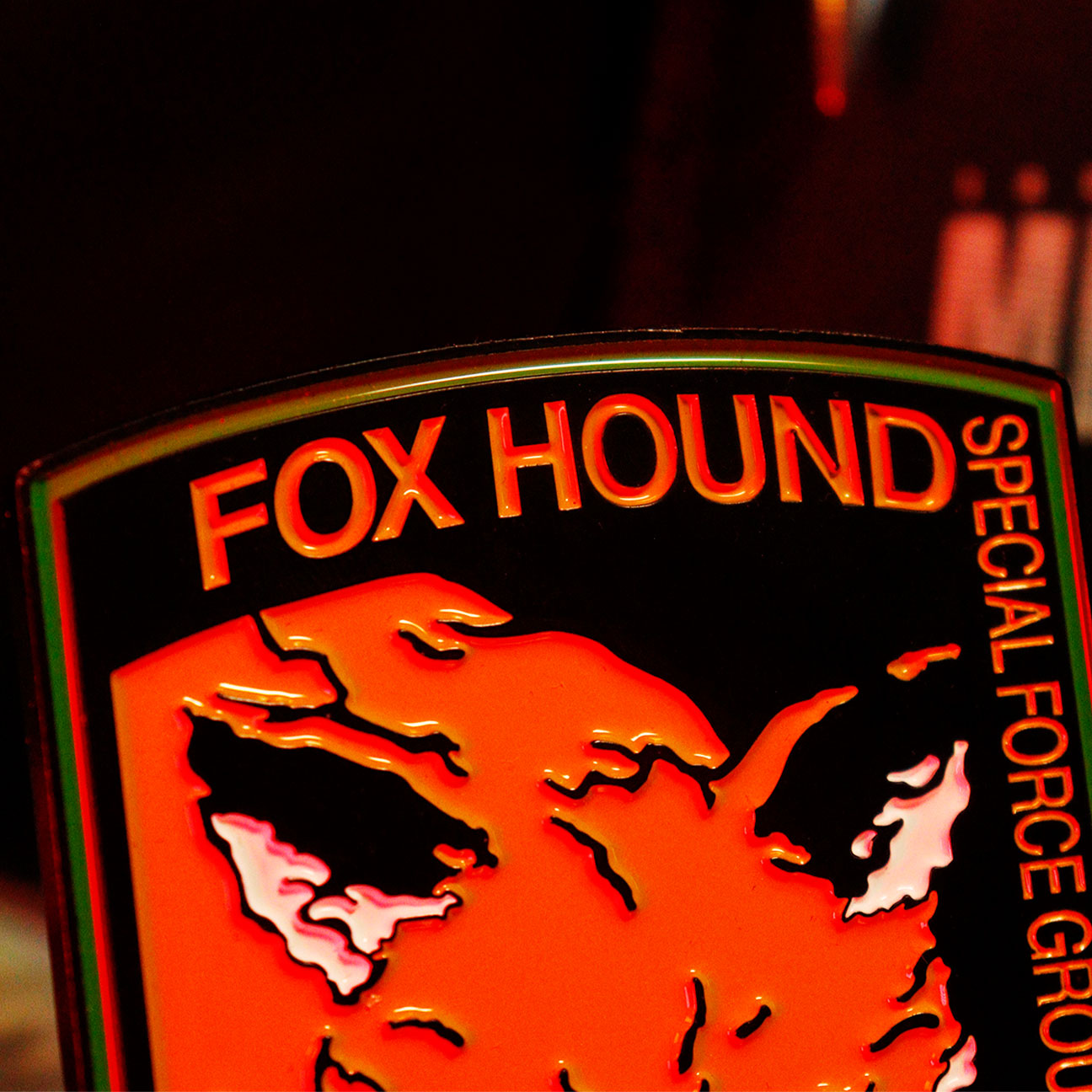 Metal Gear Solid limited edition foxhound insignia ingot from Fanattik