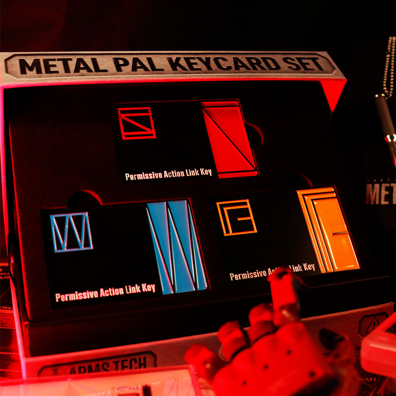 Metal Gear Solid collectible metal pal keycards set from Fanattik