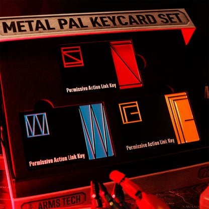 Metal Gear Solid collectible metal pal keycards set from Fanattik