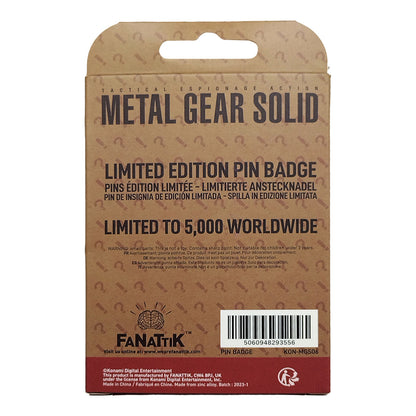 Metal Gear Solid FOXHOUND Limited Edition Pin Badge