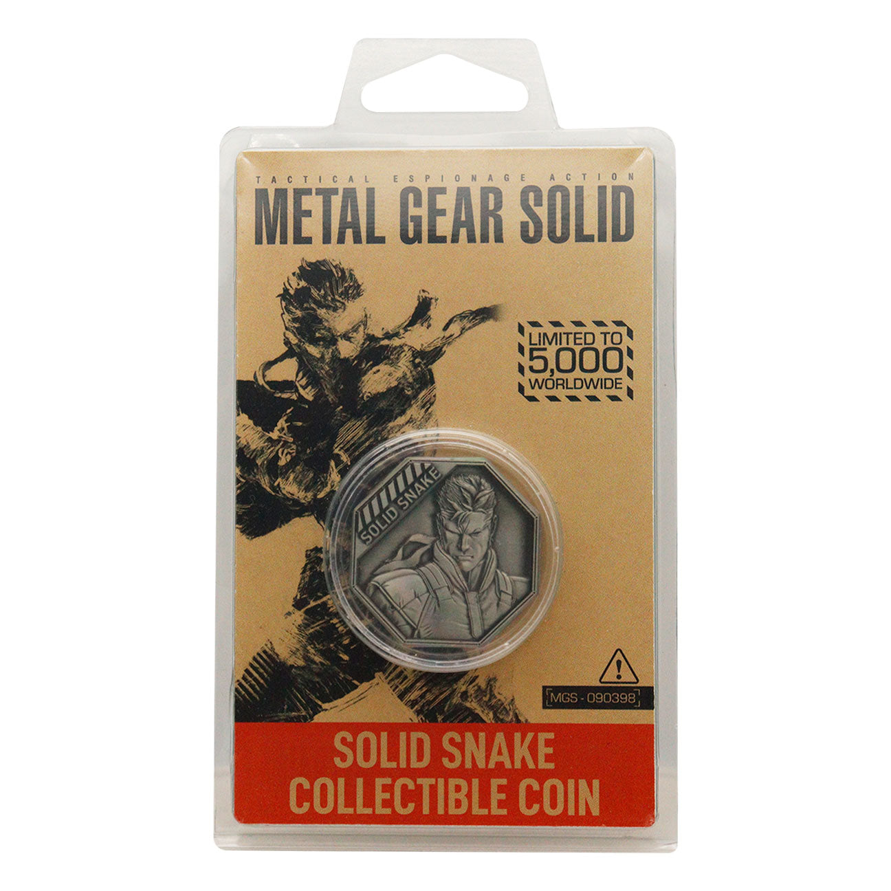 metal gear solid v mb coins Metal Gear Solid Limited Edition 'Solid Snake' Collectible Coin