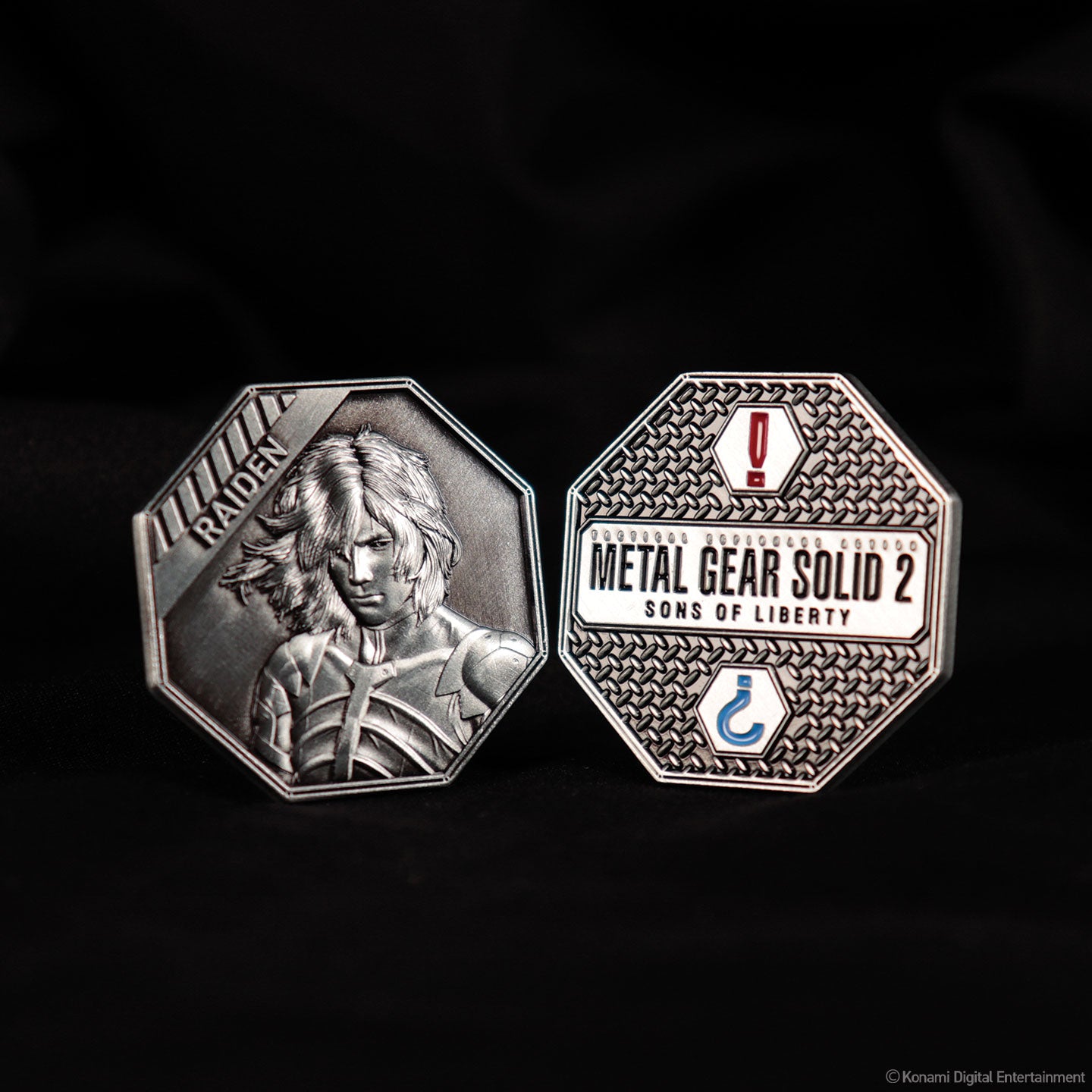 metal gear solid 2 sons of liberty raiden Metal Gear Solid 2 Limited Edition Raiden Collectible Coin
