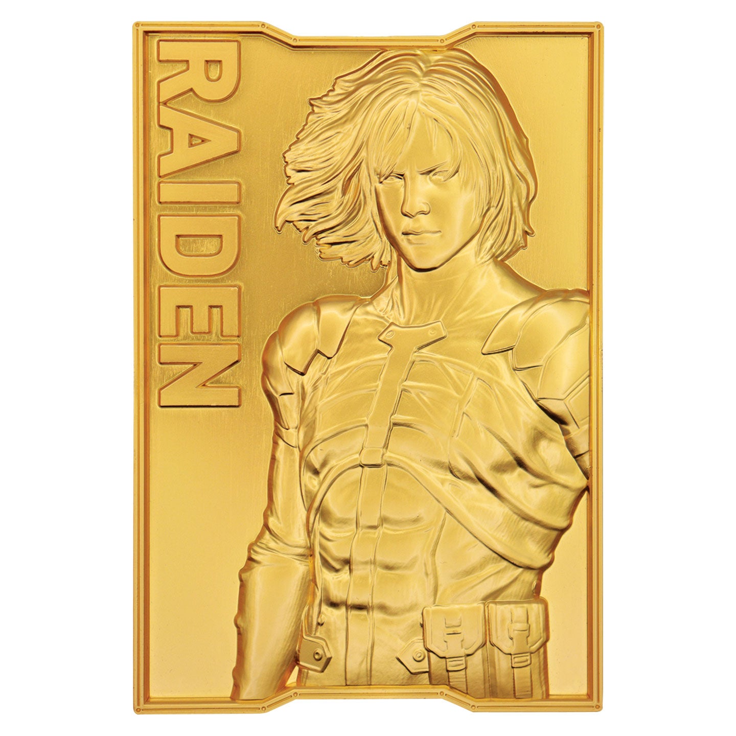 Metal Gear Solid 2 - 24k Gold Plated Raiden Ingot