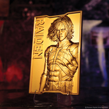Metal Gear Solid 2 - 24k Gold Plated Raiden Ingot