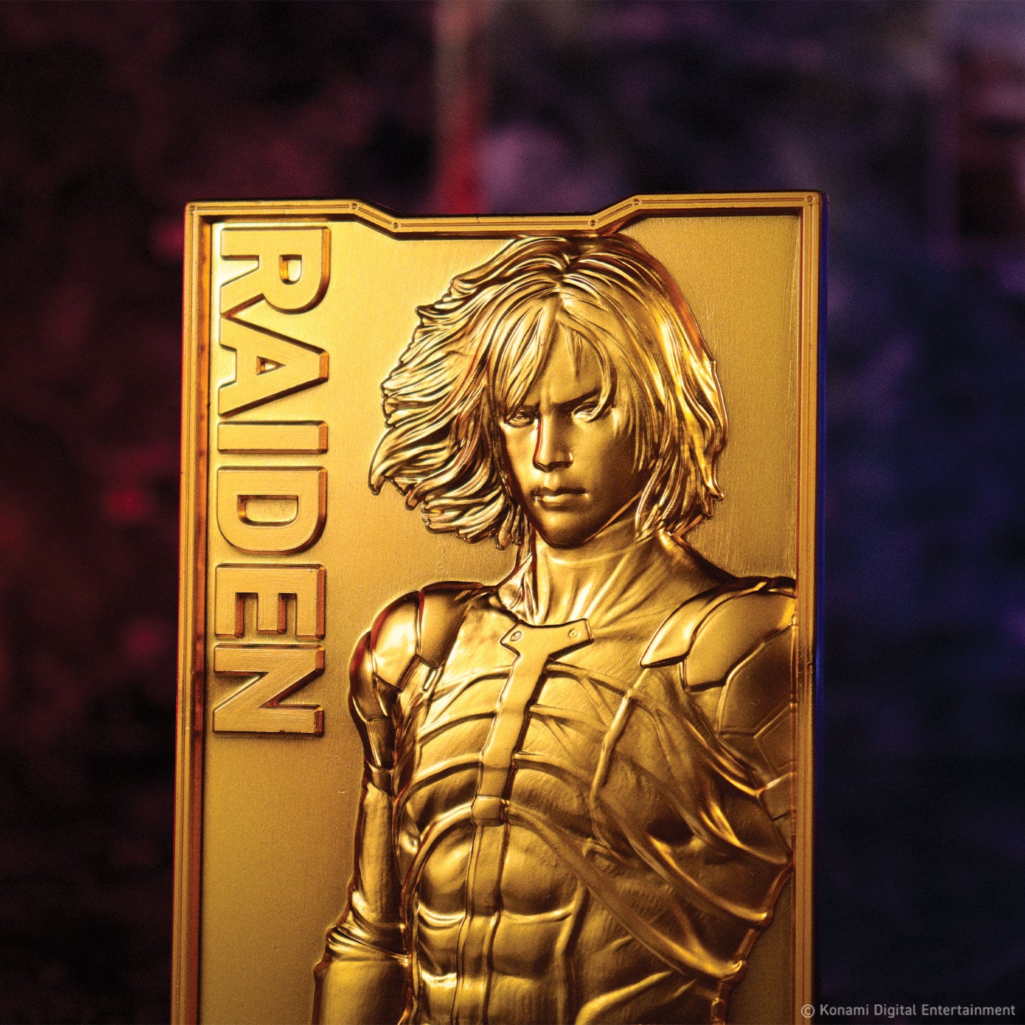 Metal Gear Solid 2 - 24k Gold Plated Raiden Ingot