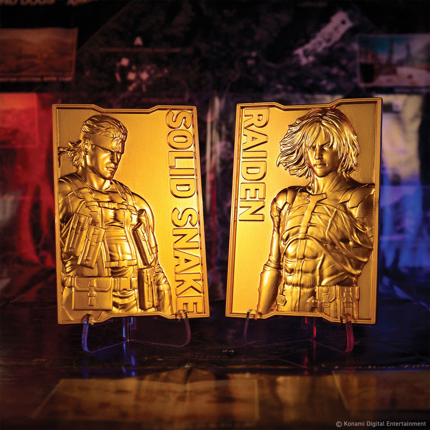 Metal Gear Solid 2 - 24k Gold Plated Snake Ingot – Fanattik