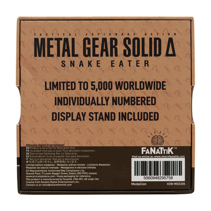 Metal Gear Solid Delta Cobra Unit Medallion