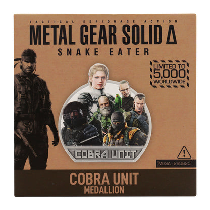 Metal Gear Solid Delta Cobra Unit Medallion