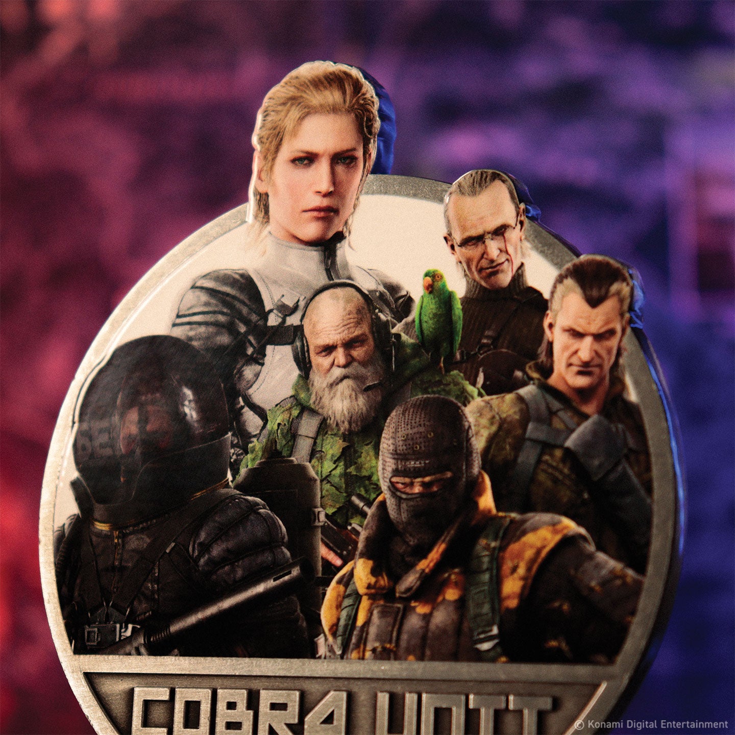Metal Gear Solid Delta Cobra Unit Medallion