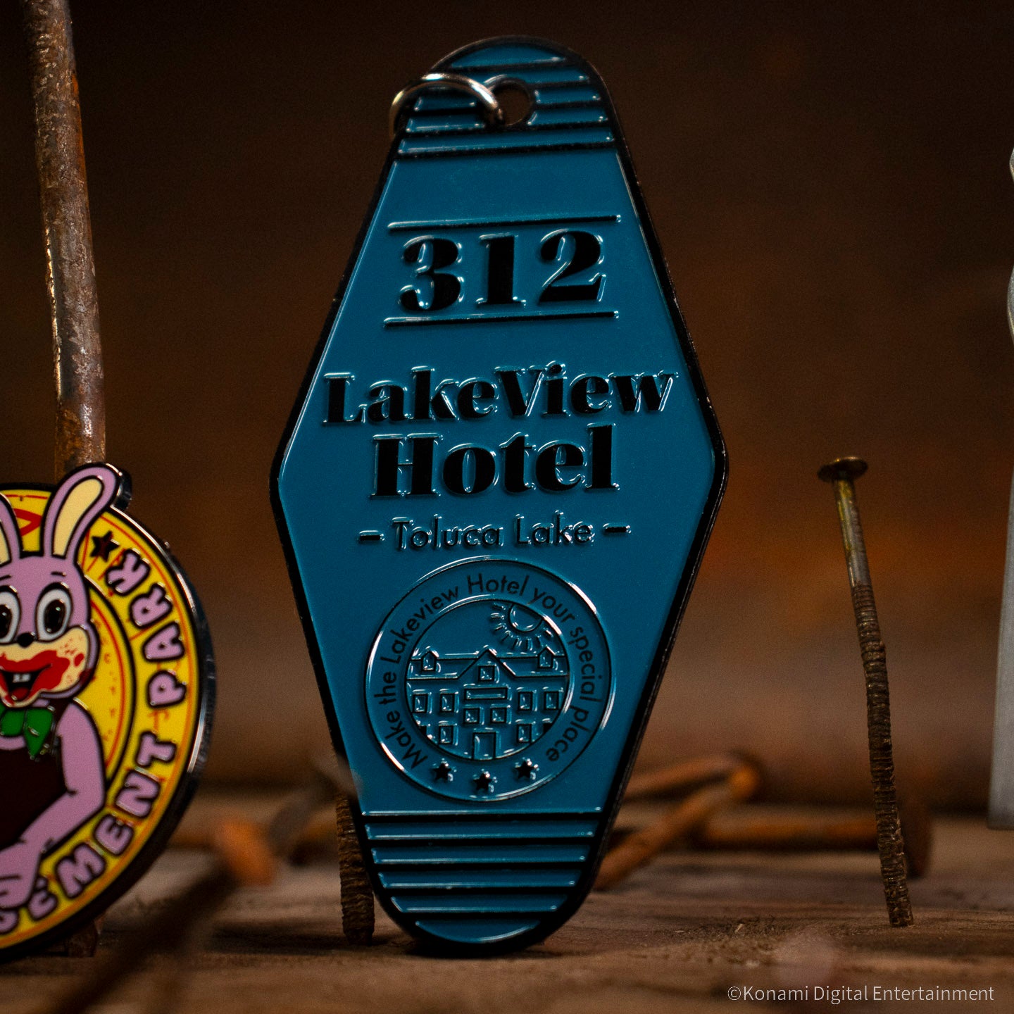 Silent Hill Lake View Hotel Collectible keyring from Fanattik