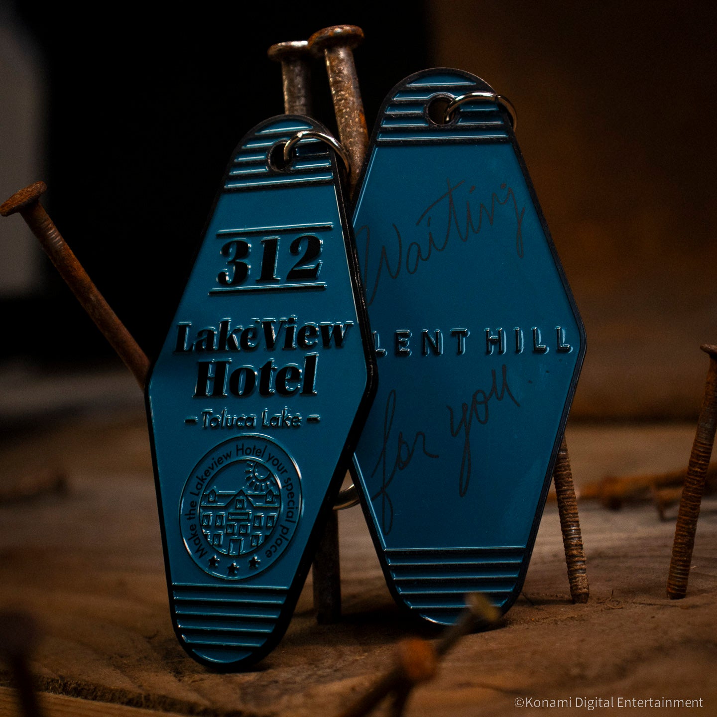 Silent Hill Lake View Hotel Collectible keyring from Fanattik