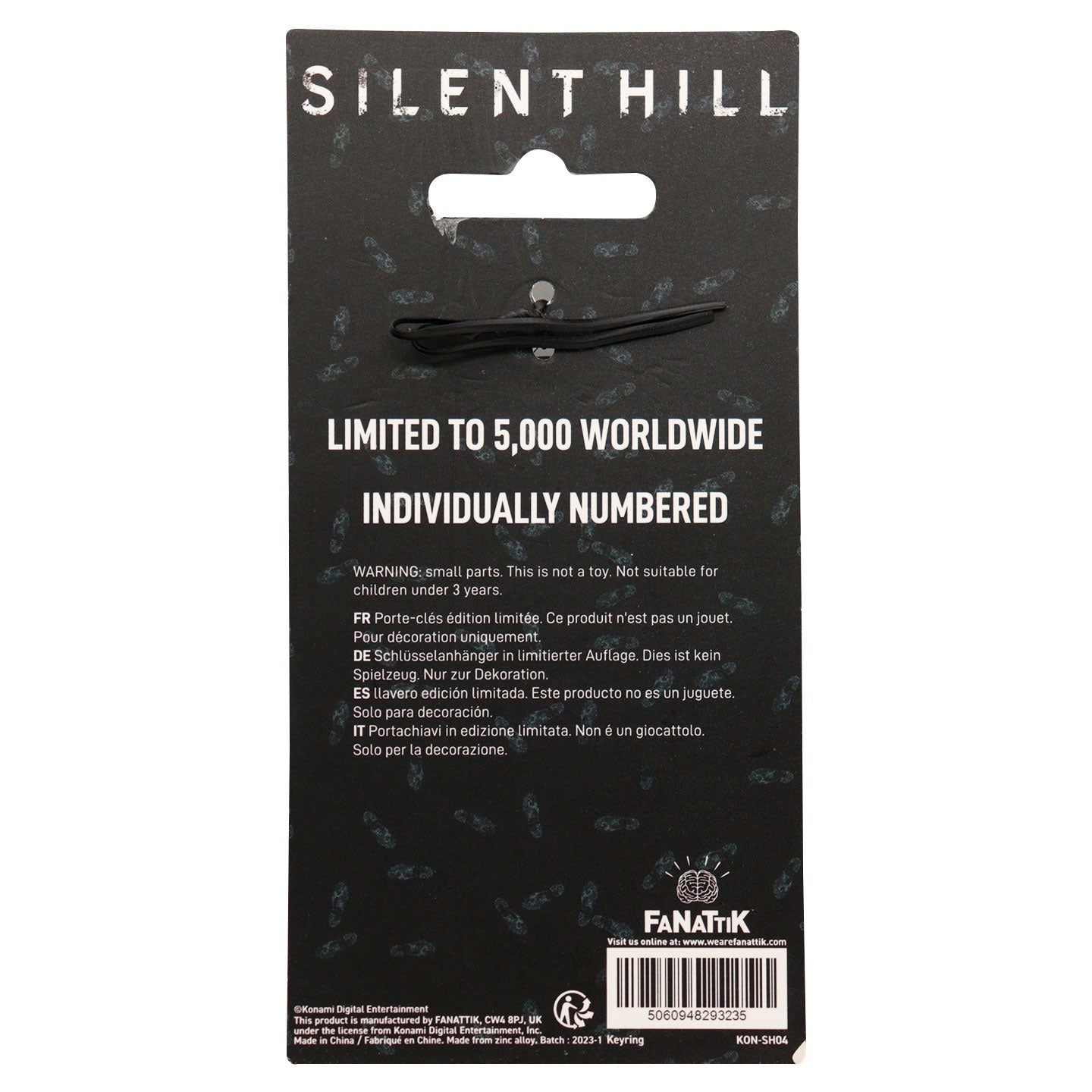 Silent Hill Lake View Hotel Collectible keyring from Fanattik