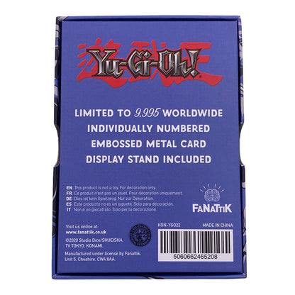 Yu-Gi-Oh! Limited Edition Blue Eyes White Dragon Collectible Metal Card