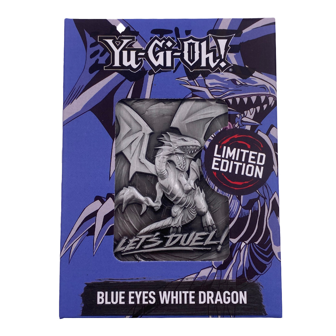Yu-Gi-Oh! Limited Edition Blue Eyes White Dragon Collectible Metal Card
