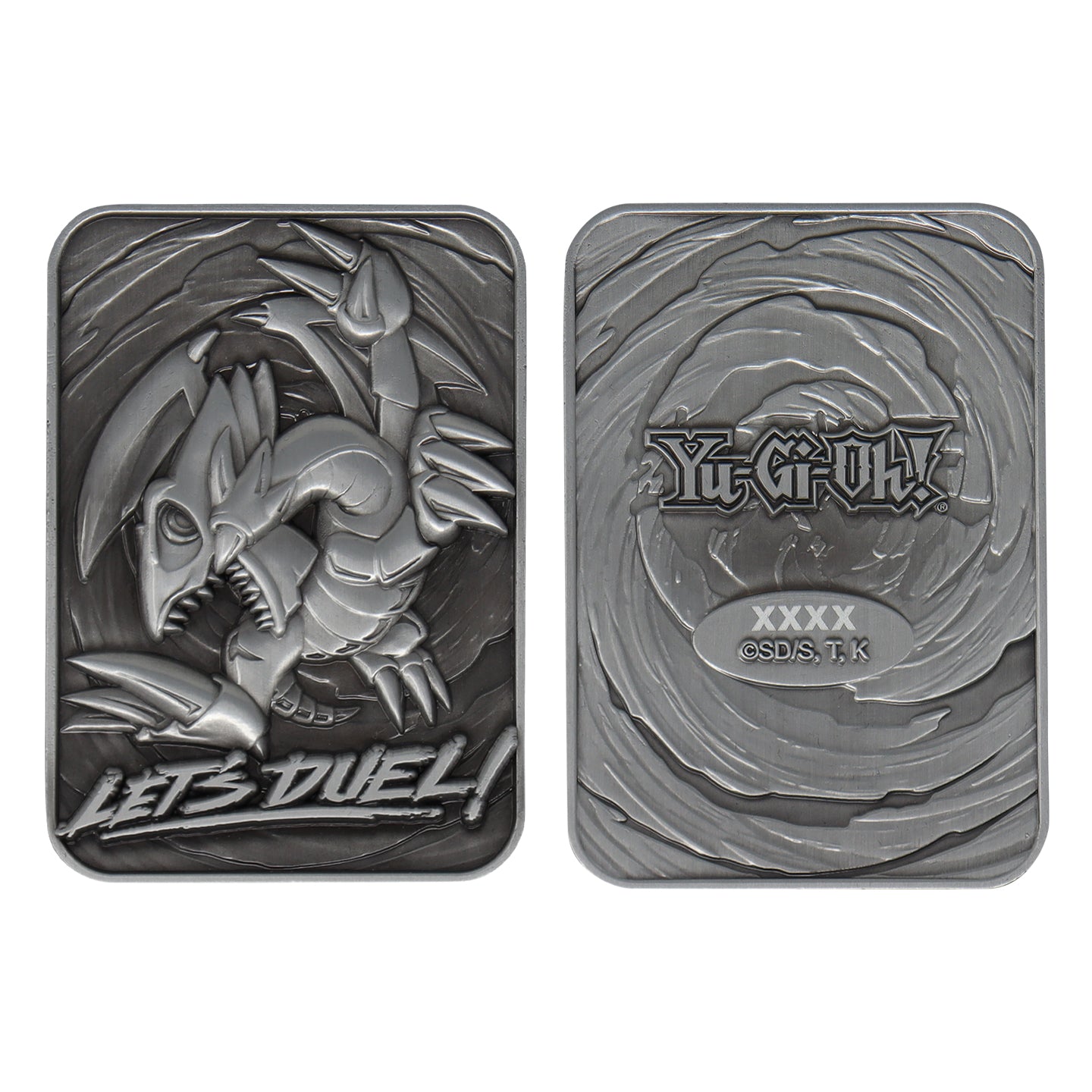 Yu-Gi-Oh! limited edition blue-eyes toon dragon metal card from Fanattik