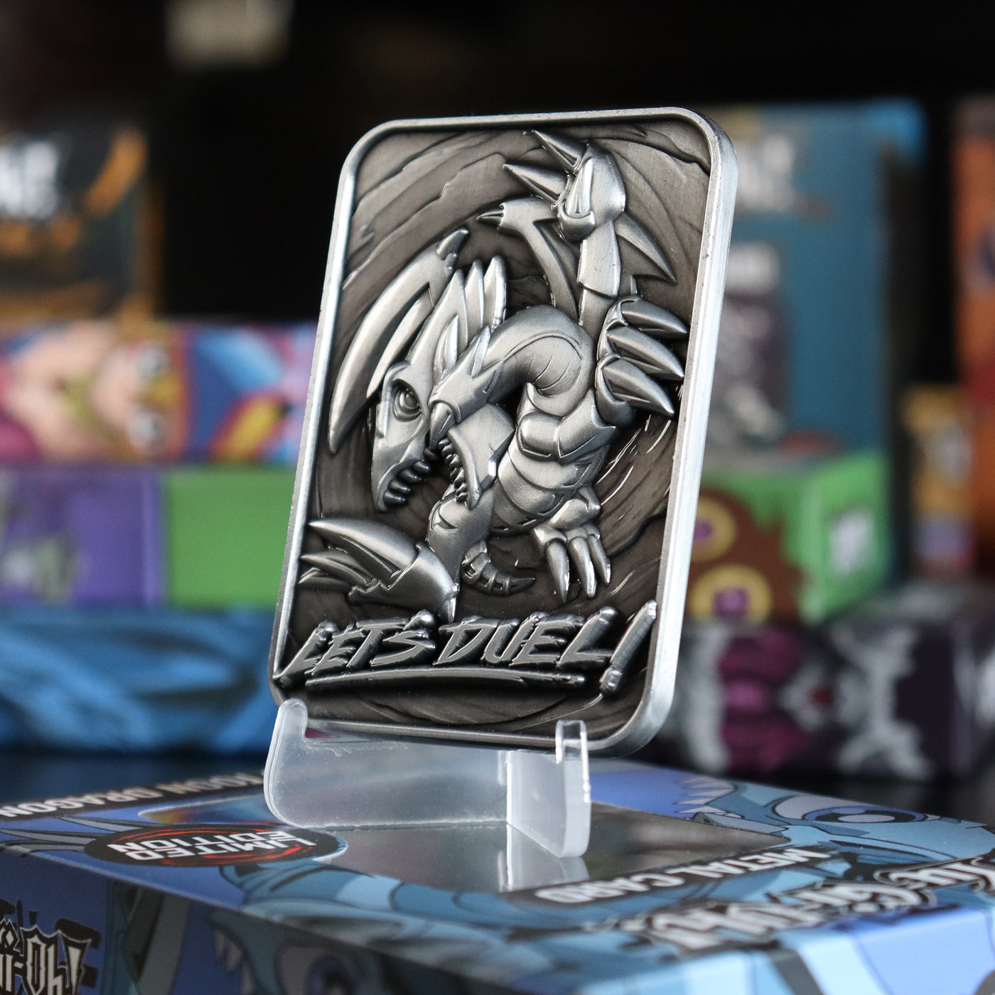 Yu-Gi-Oh! Limited Edition Blue Eyes Toon Dragon Metal Card Yu-Gi-Oh! Limited Edition Blue Eyes Toon Dragon Metal Card