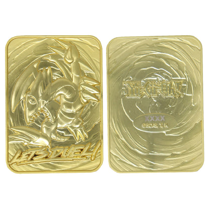 Yu-Gi-Oh! Limited Edition 24k Gold Plated Blue Eyes Toon Dragon Metal Card