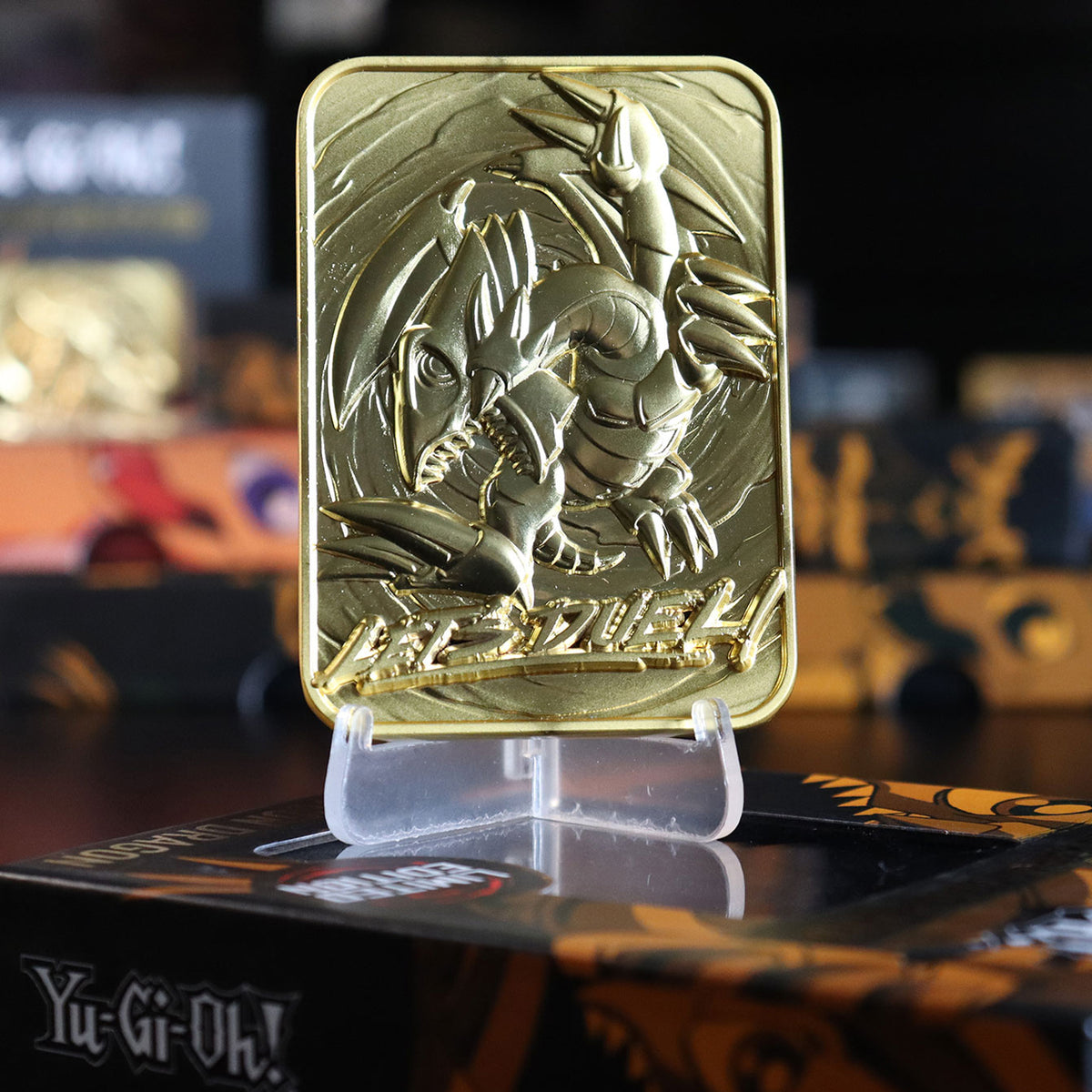 Yu-Gi-Oh! Limited Edition 24k Gold Plated Blue Eyes Toon Dragon Metal Card