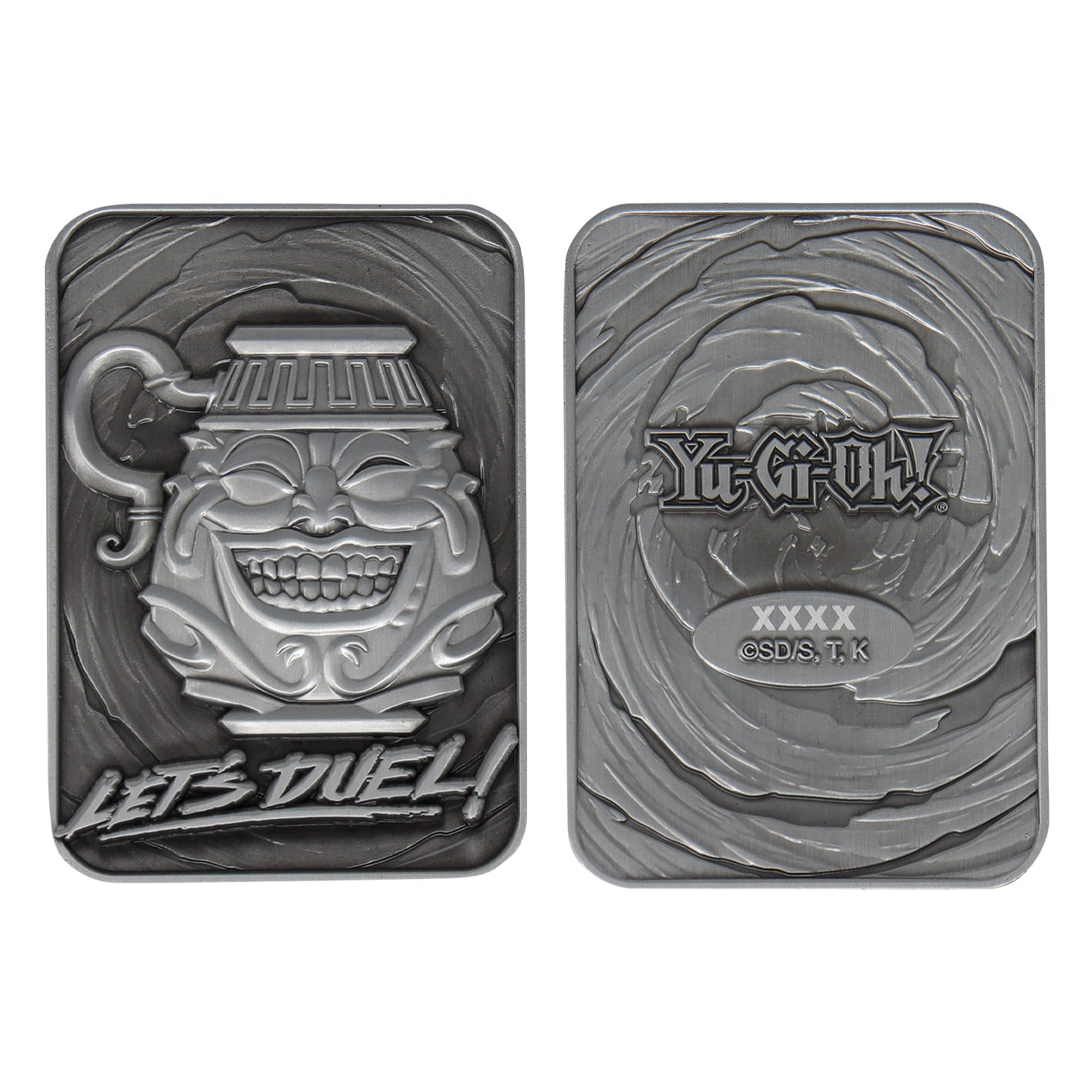 Yu-Gi-Oh! limited edition pot of greed metal card from Fanattik