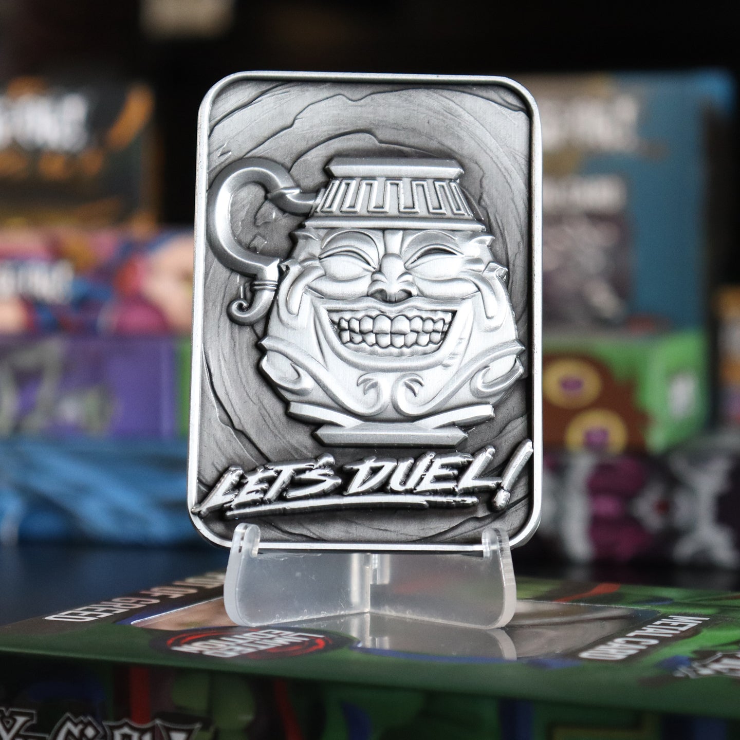 Yu-Gi-Oh! limited edition pot of greed metal card from Fanattik