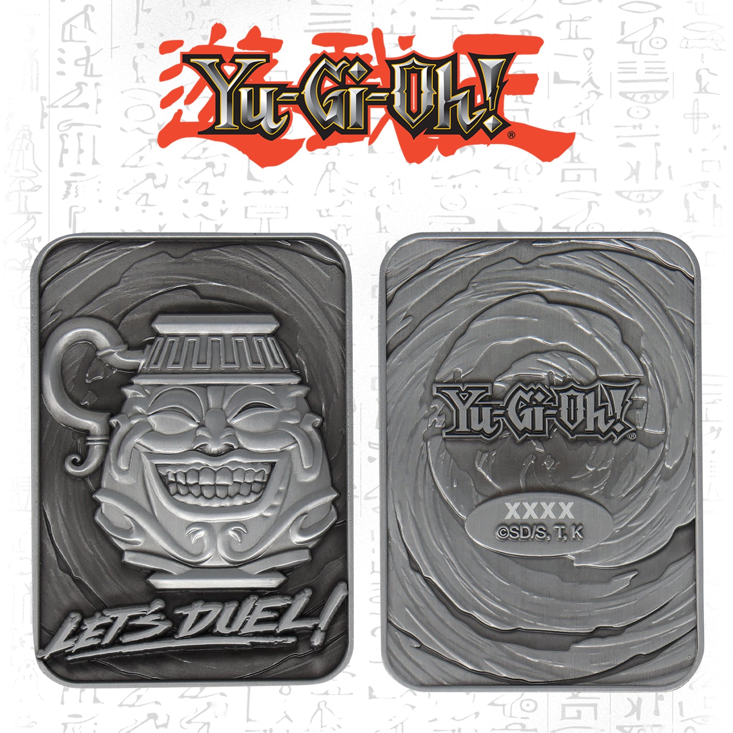 Yu-Gi-Oh! limited edition pot of greed metal card from Fanattik