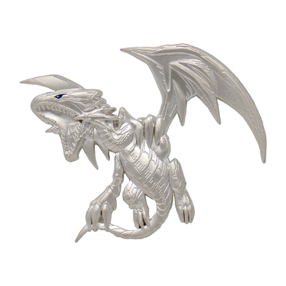 Yu-Gi-Oh! Limited Edition Blue Eyes White Dragon .999 Silver Plated XL Pin Badge