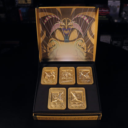 Yu-Gi-Oh! Exodia the Forbidden One 24k Gold Plated Ingot Set