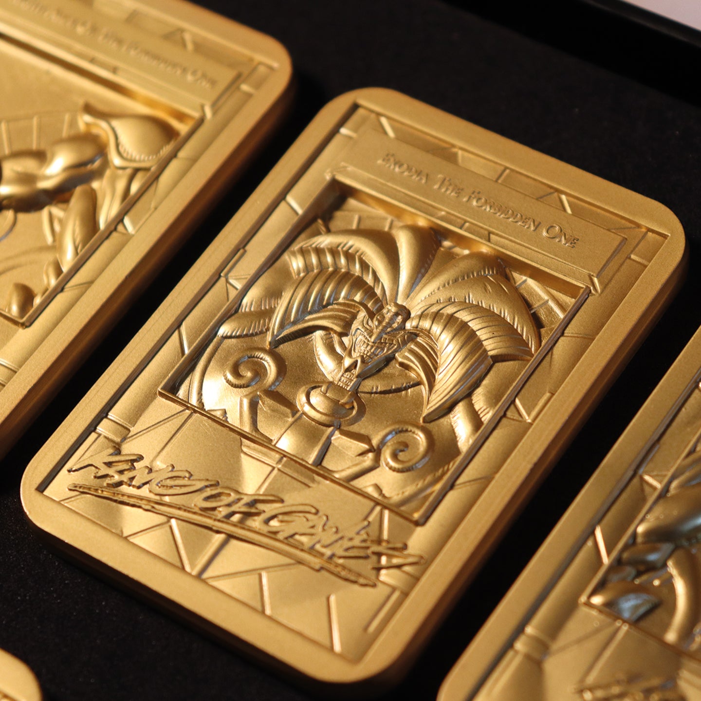 Yu-Gi-Oh! Exodia the Forbidden One 24k Gold Plated Ingot Set