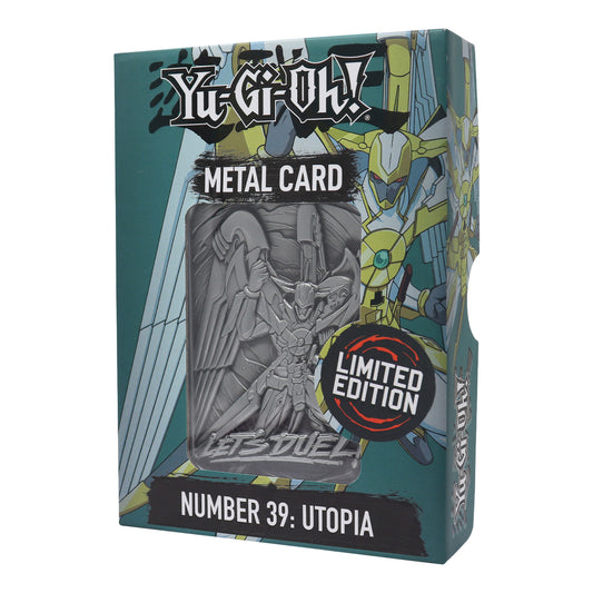 Yu-Gi-Oh! limited edition number 39: utopia metal card from Fanattik