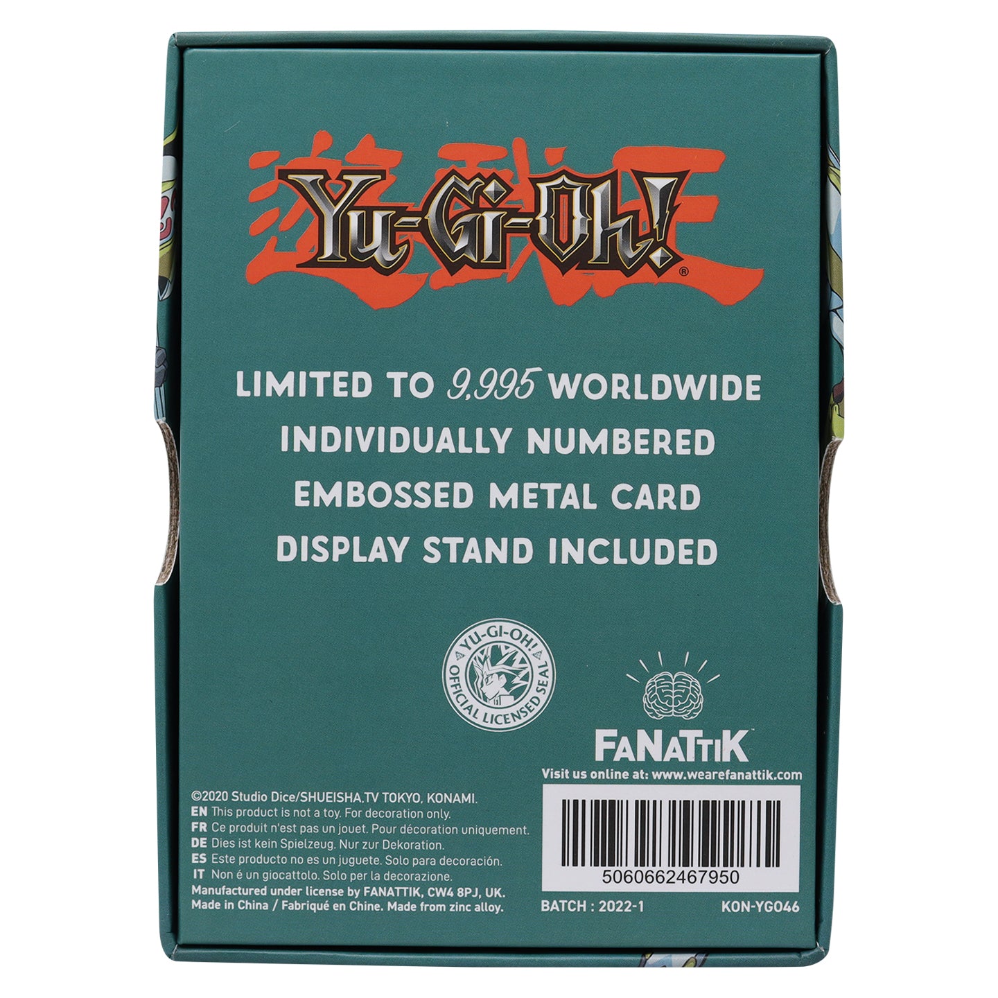 Yu-Gi-Oh! limited edition number 39: utopia metal card from Fanattik
