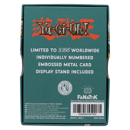 Yu-Gi-Oh! limited edition number 39: utopia metal card from Fanattik