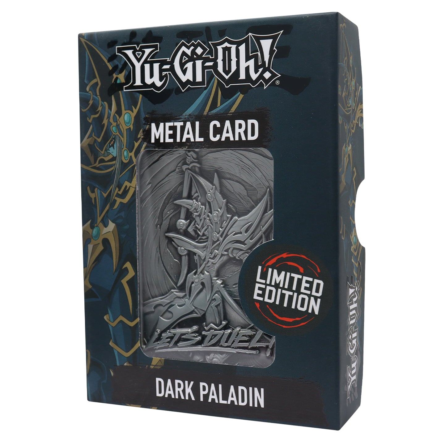 Yu-Gi-Oh! limited edition dark paladin metal card from Fanattik