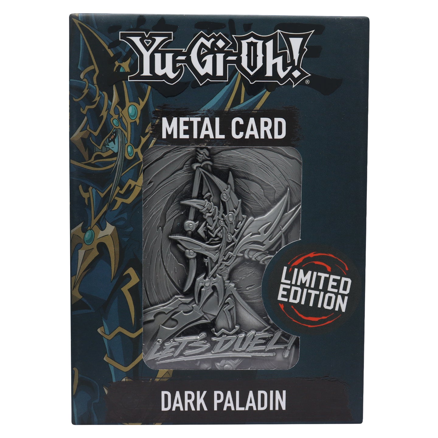 Yu-Gi-Oh! limited edition dark paladin metal card from Fanattik